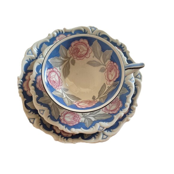 Seltmann Weiden Cup Saucer Plate Set 1924-1946 Mark - Picture 2 of 15